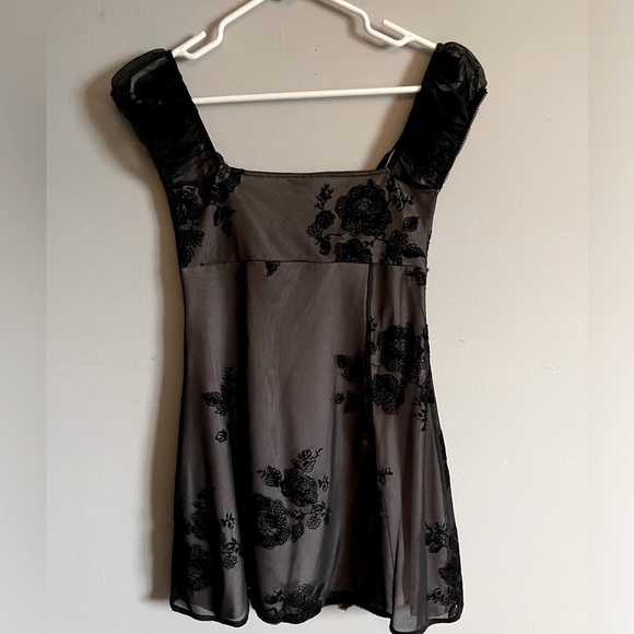 Urban Outfitters Gothic Mesh Babydoll dress - Picture 2 of 11